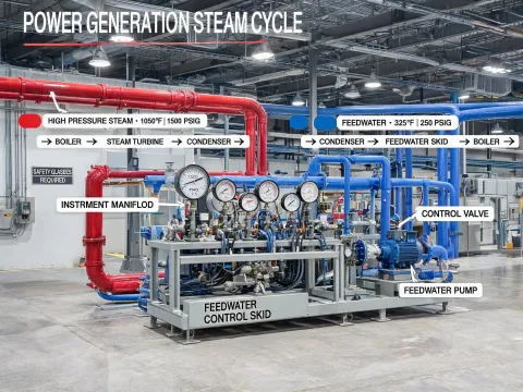 Power generation steam instrumentation